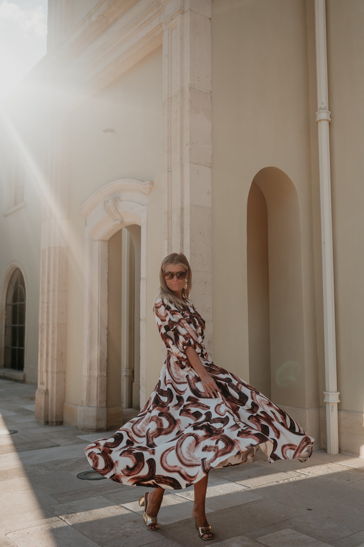 Brina dress I Brown - Wild Souls by JV® - Dresses