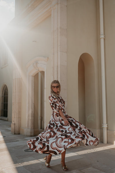 Brina dress I Brown - Wild Souls by JV® - Dresses