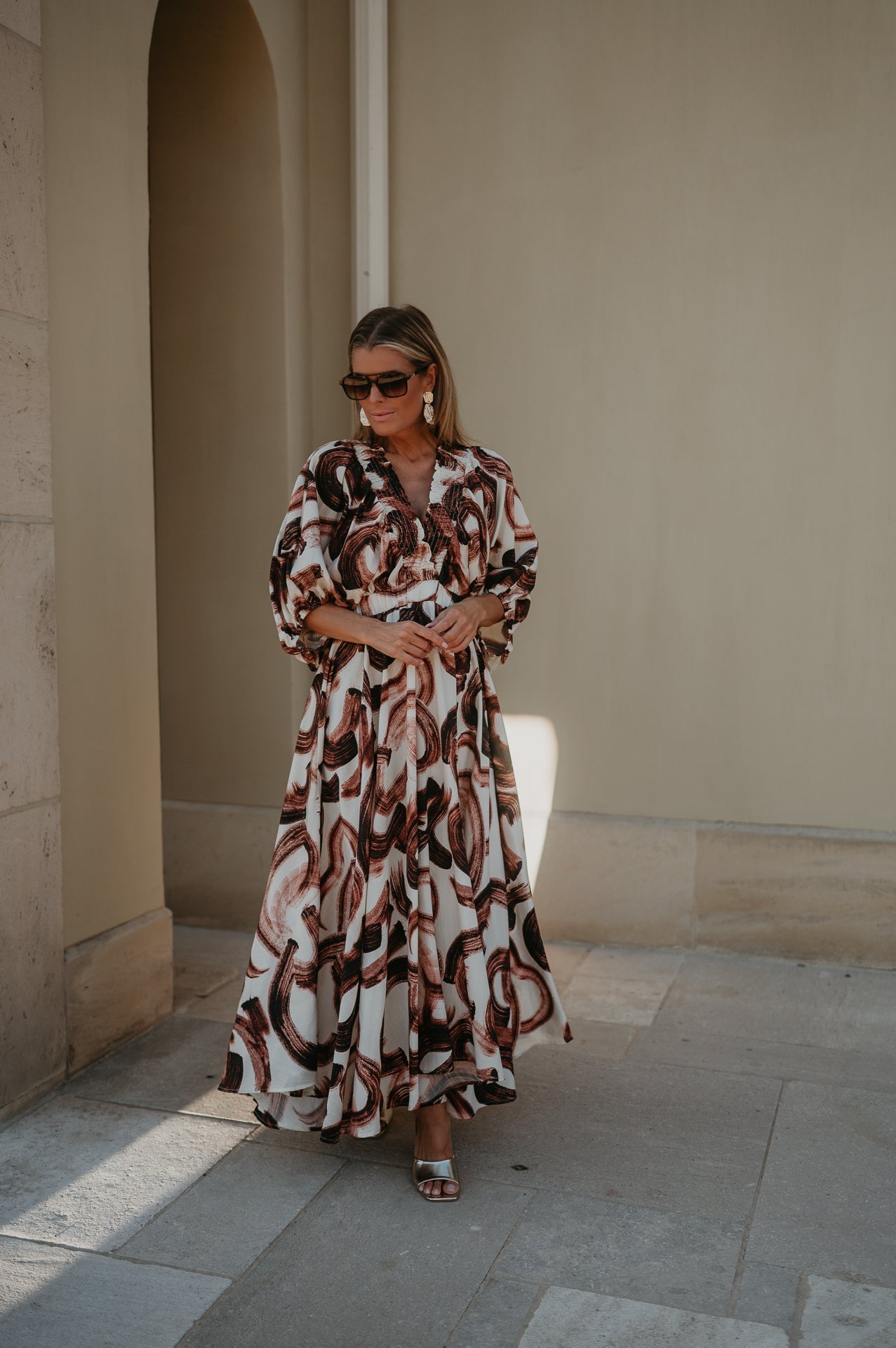 Brina dress I Brown - Wild Souls by JV® - Dresses