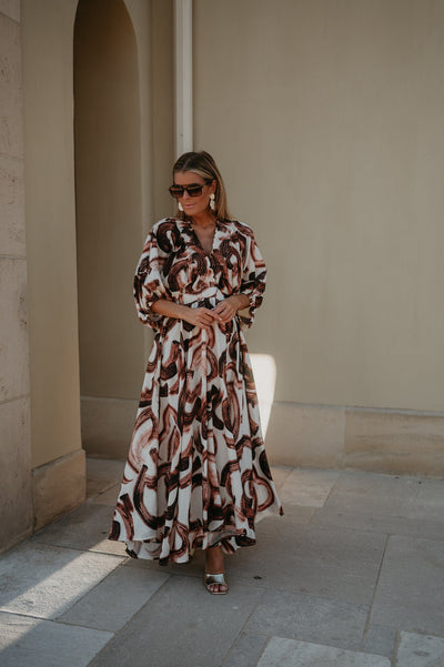 Brina dress I Brown - Wild Souls by JV® - Dresses