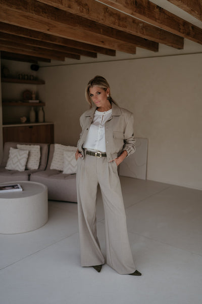 Buongi jacket I Taupe - Wild Souls by JV® - Jackets