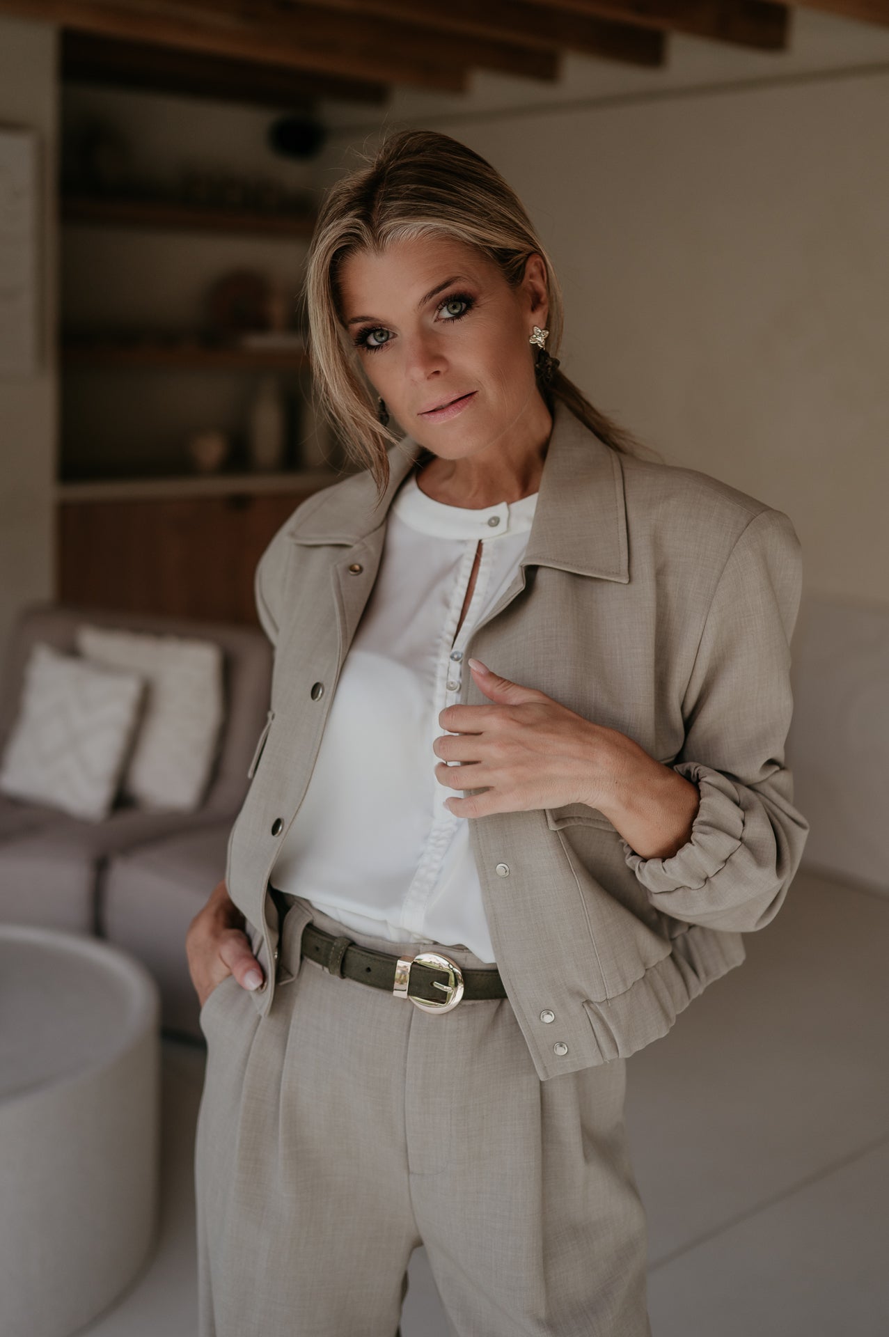 Buongi jacket I Taupe - Wild Souls by JV® - Jackets