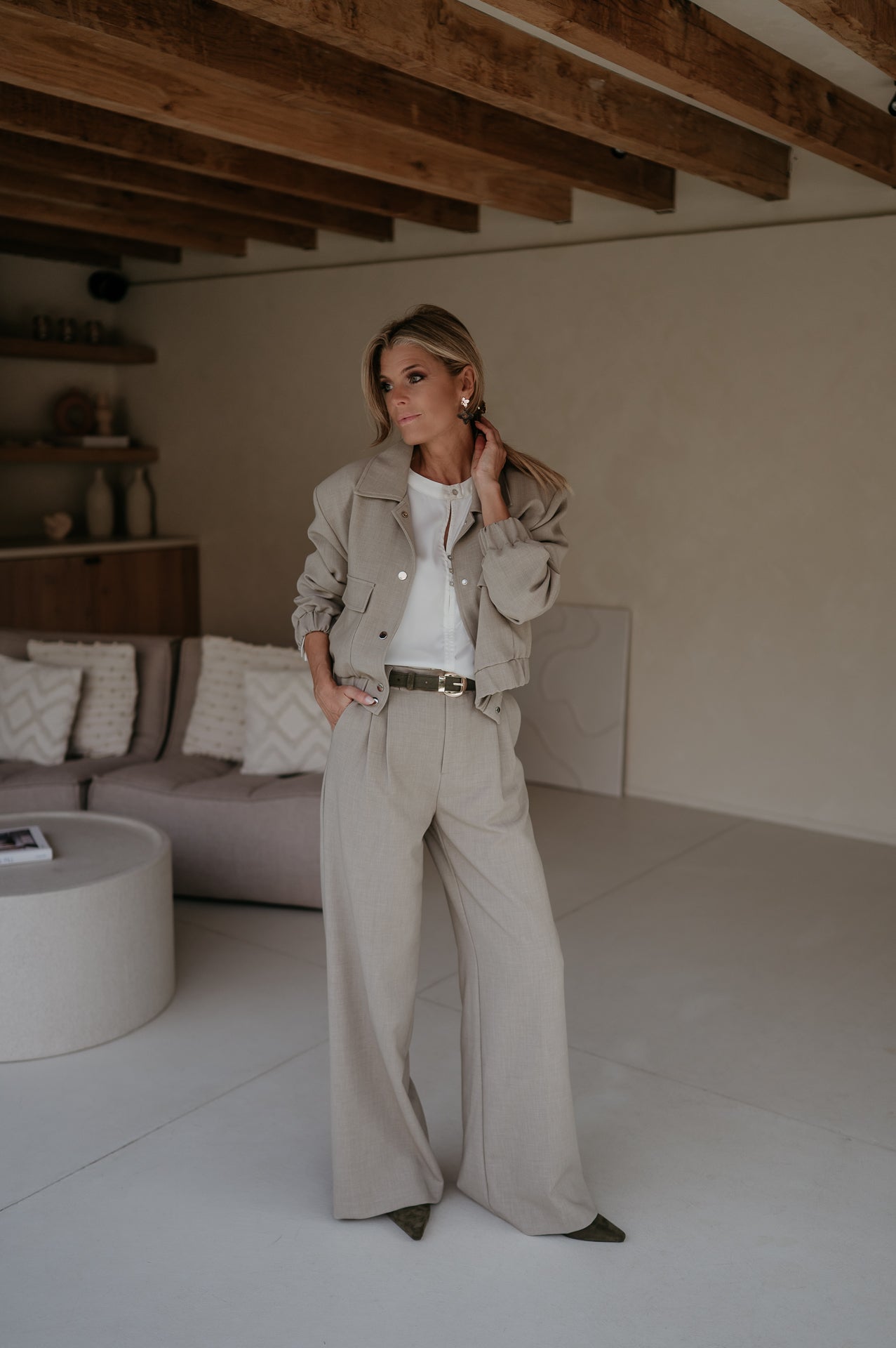 Buongi jacket I Taupe - Wild Souls by JV® - Jackets