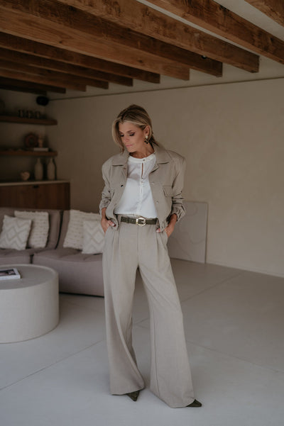 Buongi jacket I Taupe - Wild Souls by JV® - Jackets