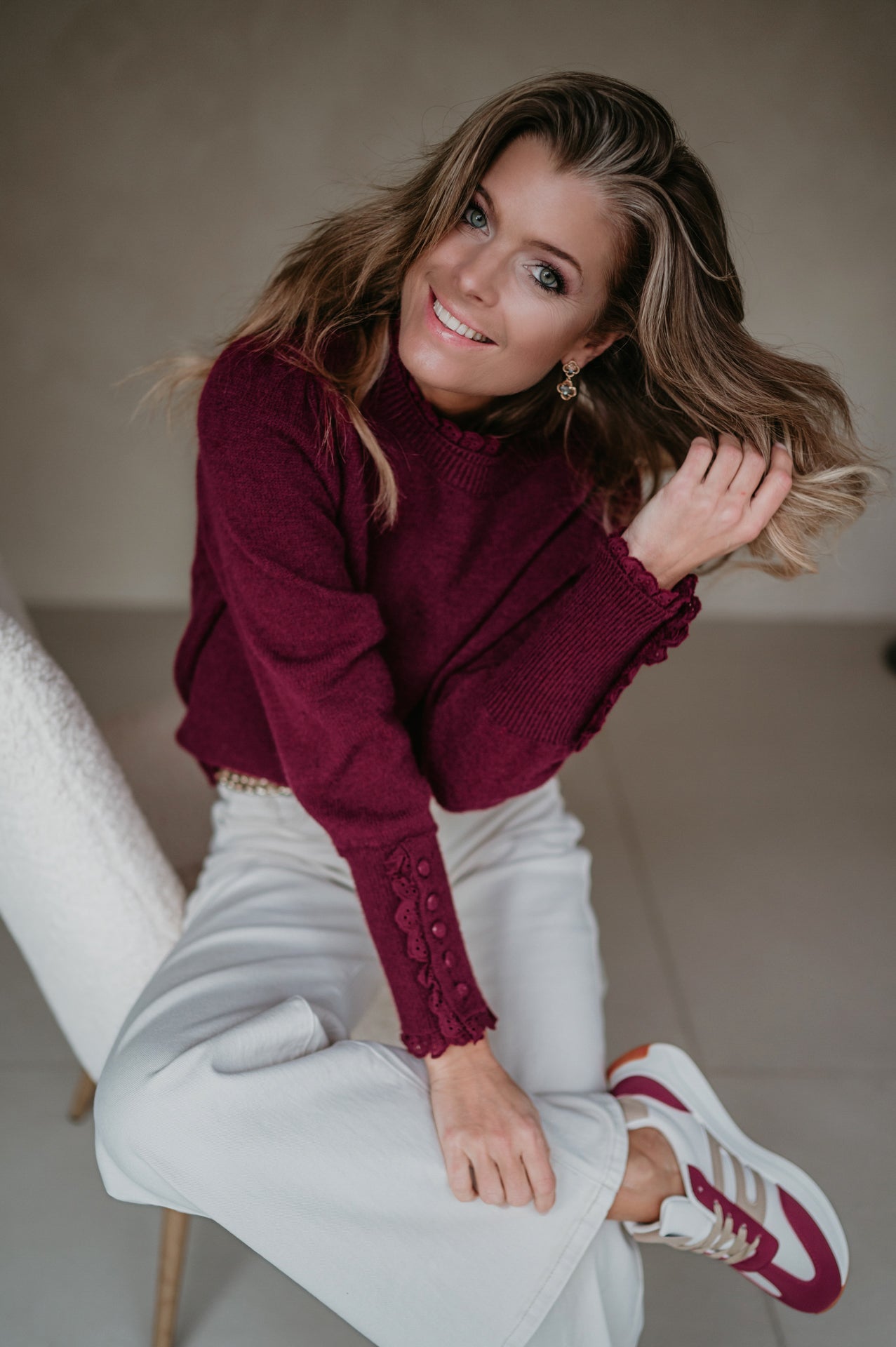 Burrasca knit I Burgundy - Wild Souls by JV® - Knits