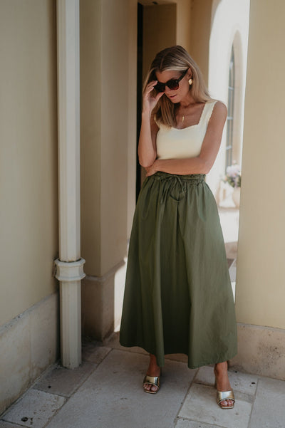 Cadenza skirt I Khaki - Wild Souls by JV® - Skirts