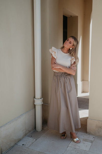 Cadenza skirt I Taupe - Wild Souls by JV® - Skirts