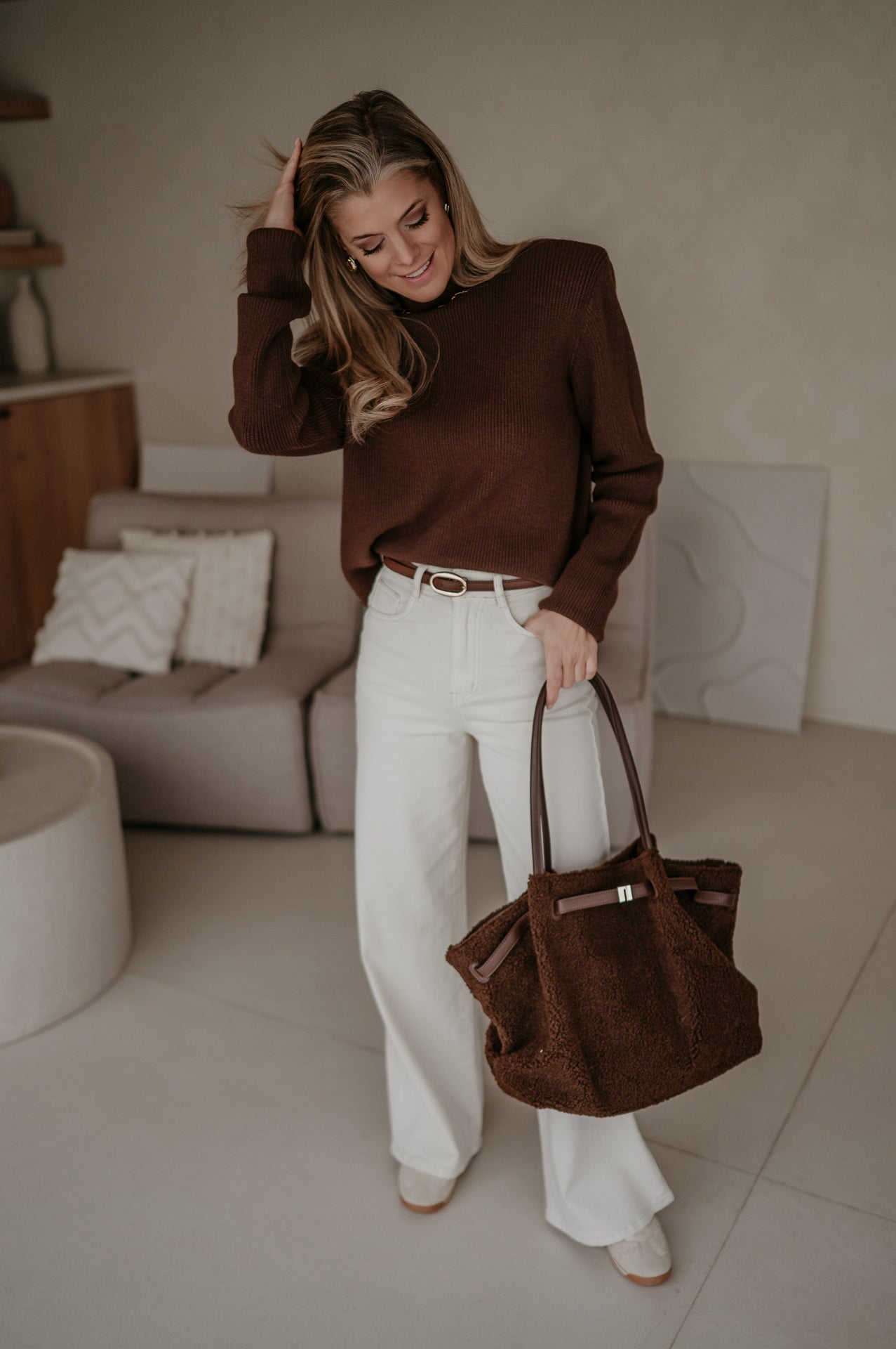 Calvido knit I Chocolate Brown - Wild Souls by JV® - 