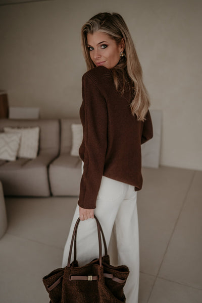 Calvido knit I Chocolate Brown - Wild Souls by JV® - 