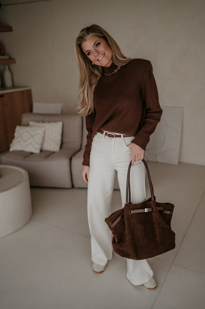 Calvido knit I Chocolate Brown - Wild Souls by JV® - 