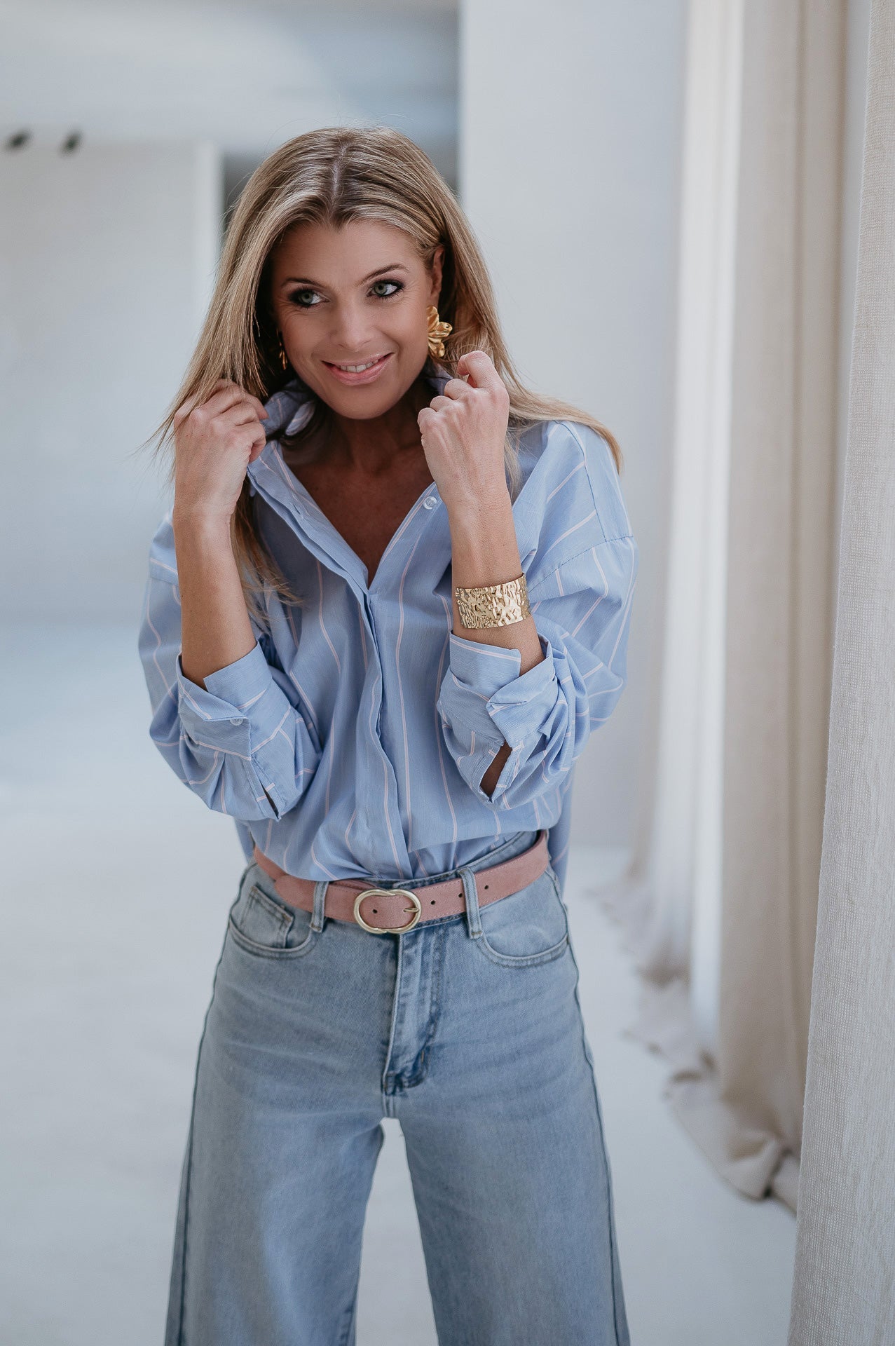 Cambiare shirt I Striped Blue - Wild Souls by JV® - Shirts