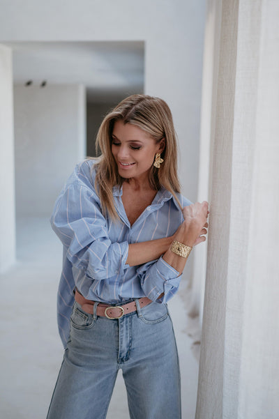 Cambiare shirt I Striped Blue - Wild Souls by JV® - Shirts