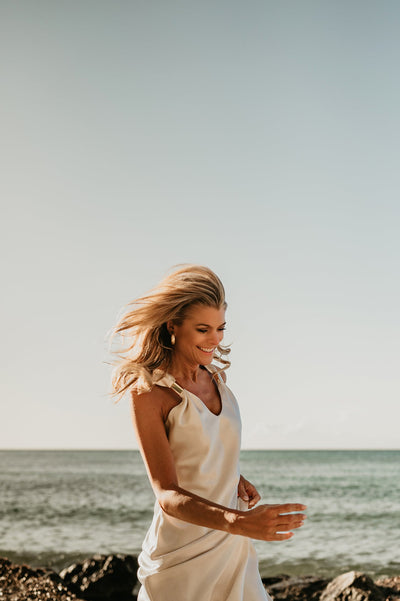 Cangiante dress I Ecru - Wild Souls by JV® - Dresses