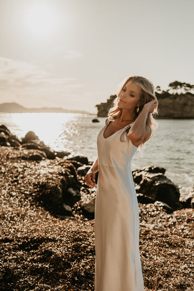 Cangiante dress I Ecru - Wild Souls by JV® - Dresses