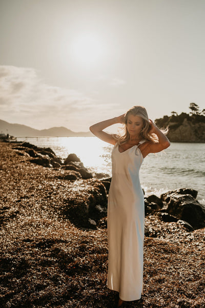 Cangiante dress I Ecru - Wild Souls by JV® - Dresses