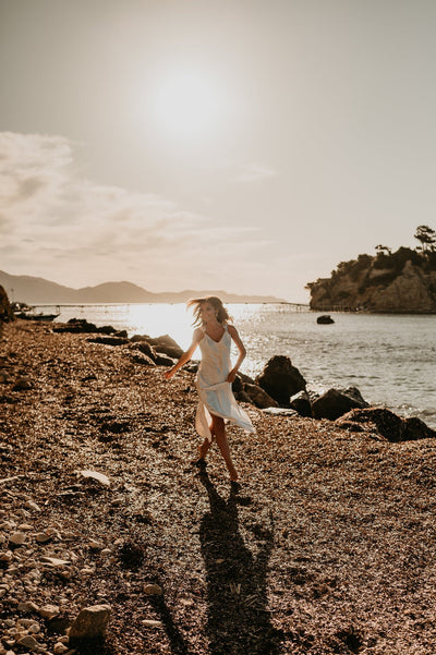 Cangiante dress I Ecru - Wild Souls by JV® - Dresses
