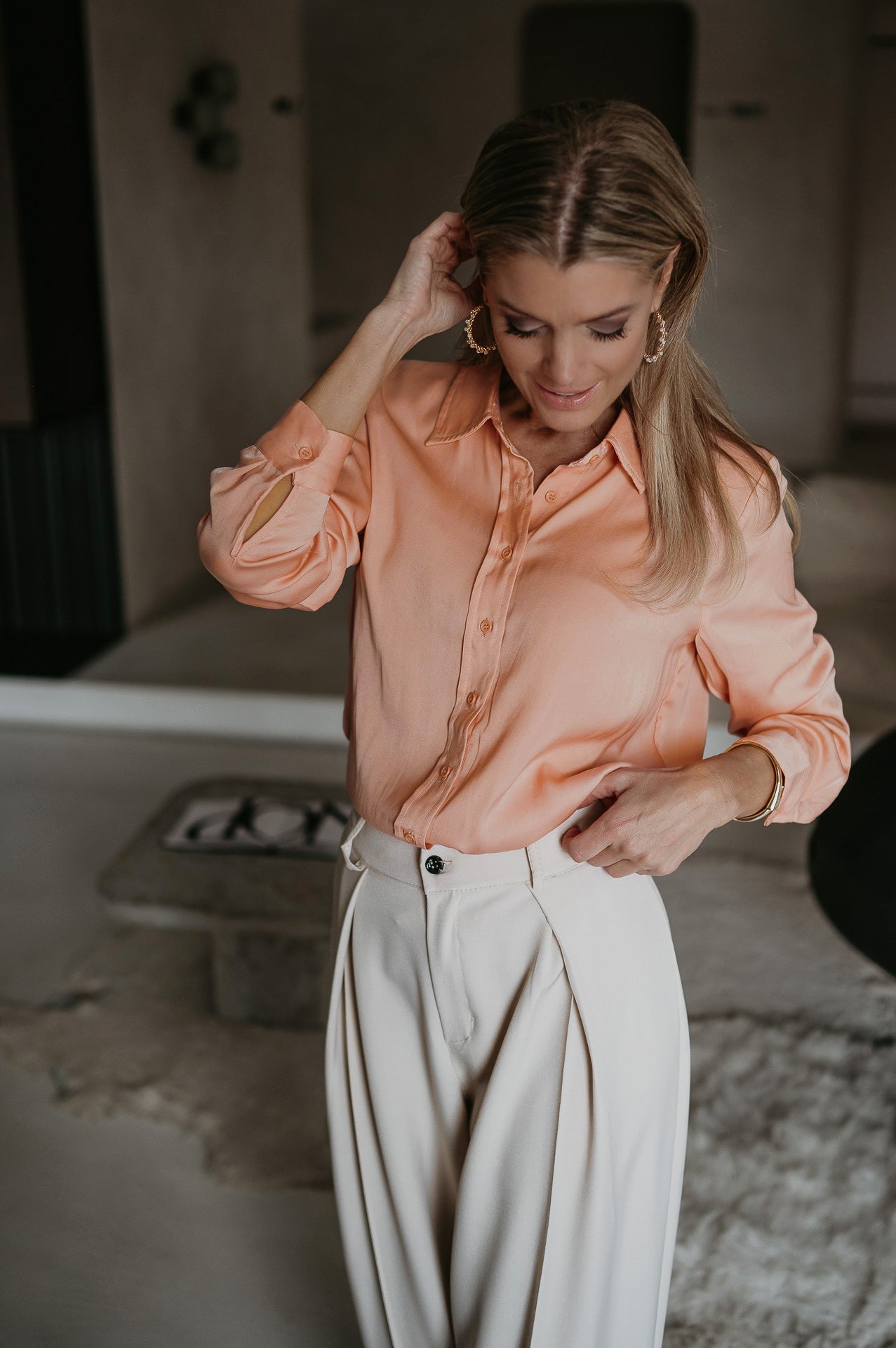 Cantanti blouse I Peach - Wild Souls by JV® - Blouses