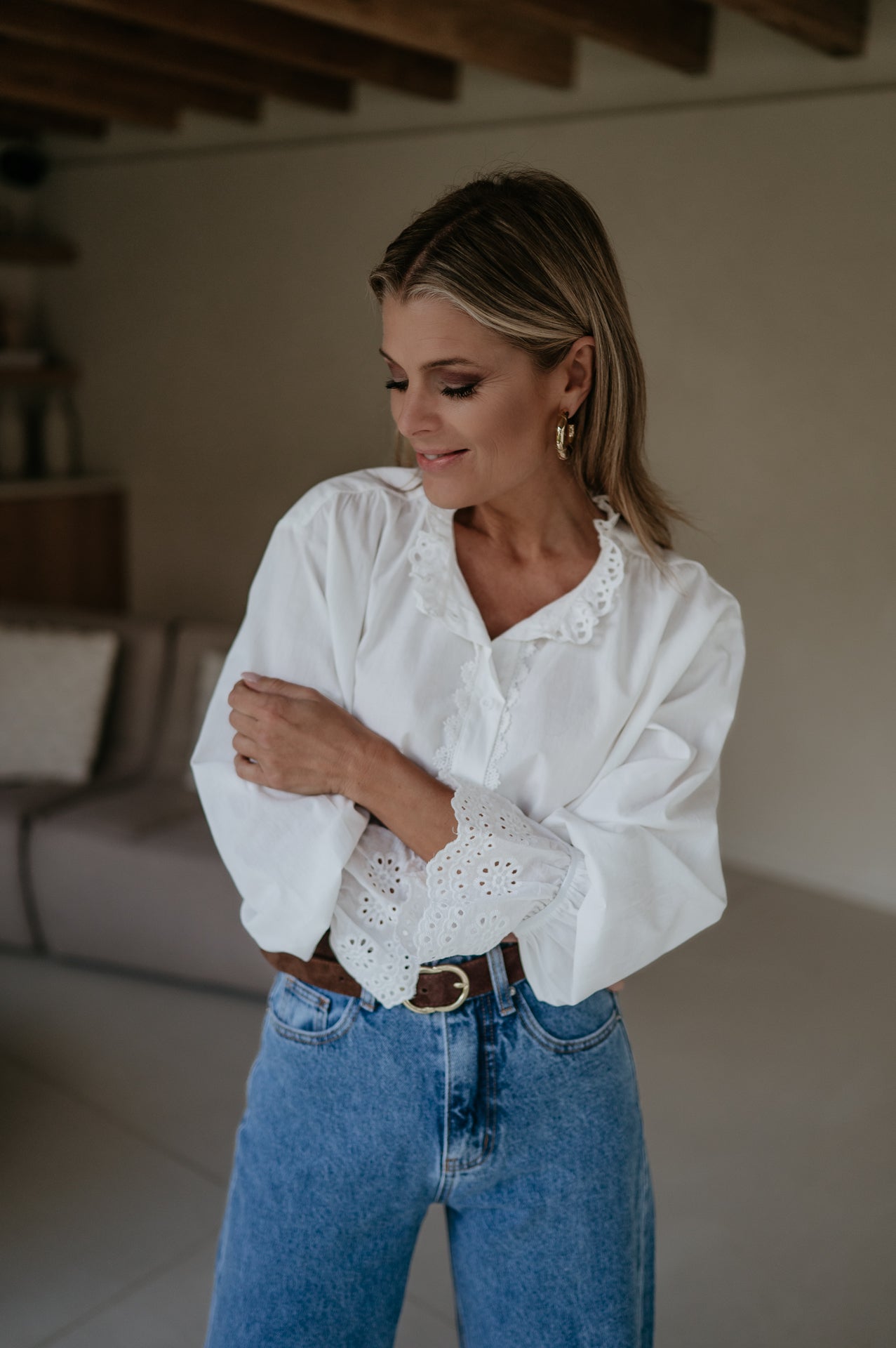 Caparbio blouse I White - Wild Souls by JV® - Blouses