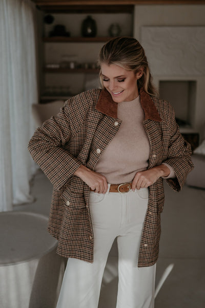 Carestia jacket I Brown - Wild Souls by JV® - Jackets