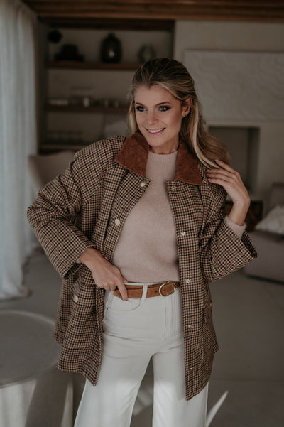 Carestia jacket I Brown - Wild Souls by JV® - Jackets