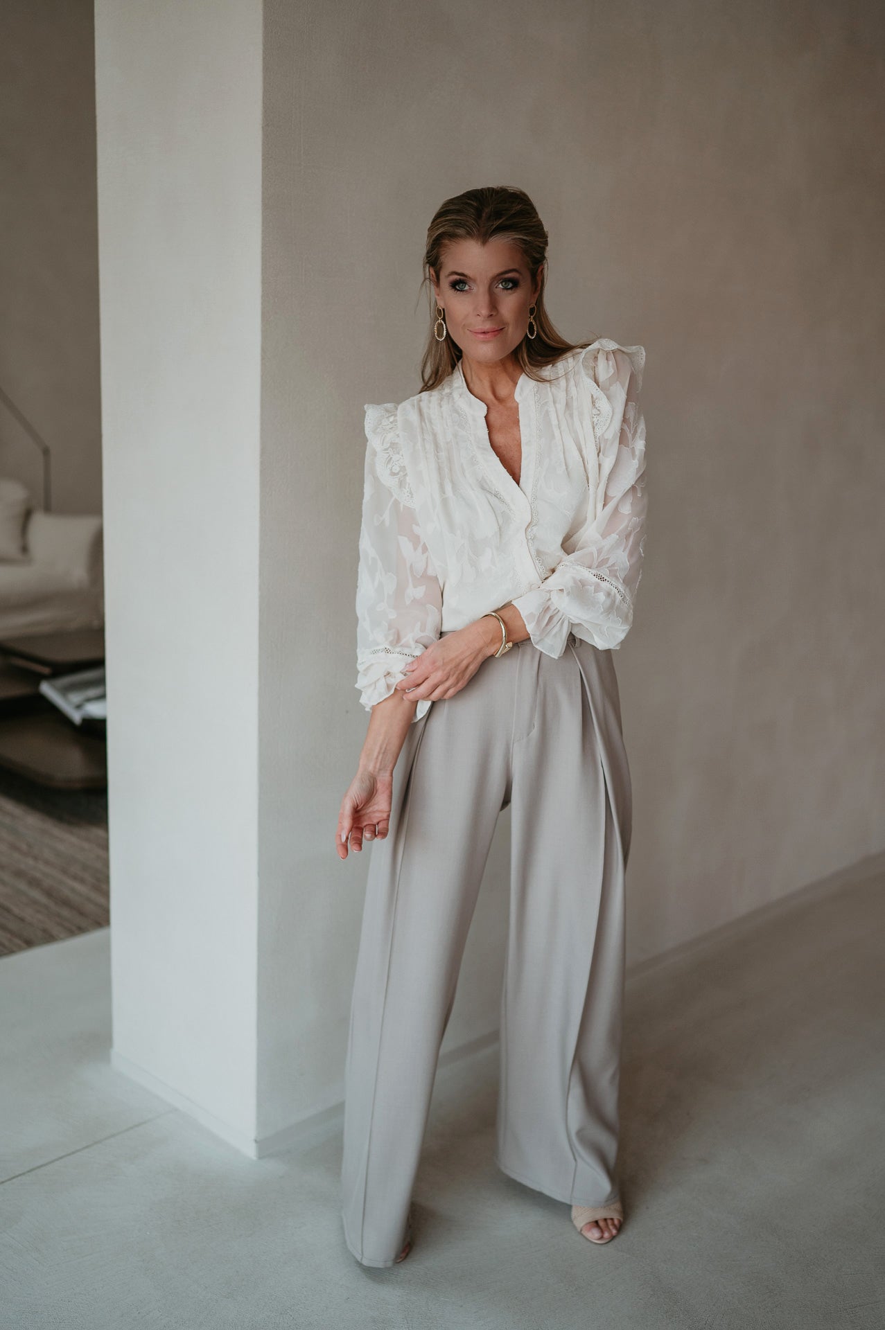 Carillo blouse I Ecru - Wild Souls by JV® - Blouses