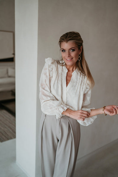Carillo blouse I Ecru - Wild Souls by JV® - Blouses