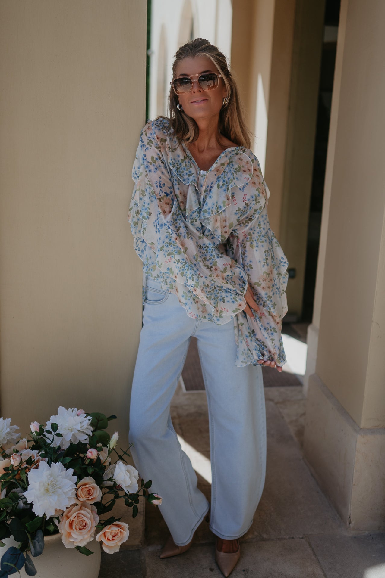 Castoro blouse I Blue - Wild Souls by JV® - Blouses