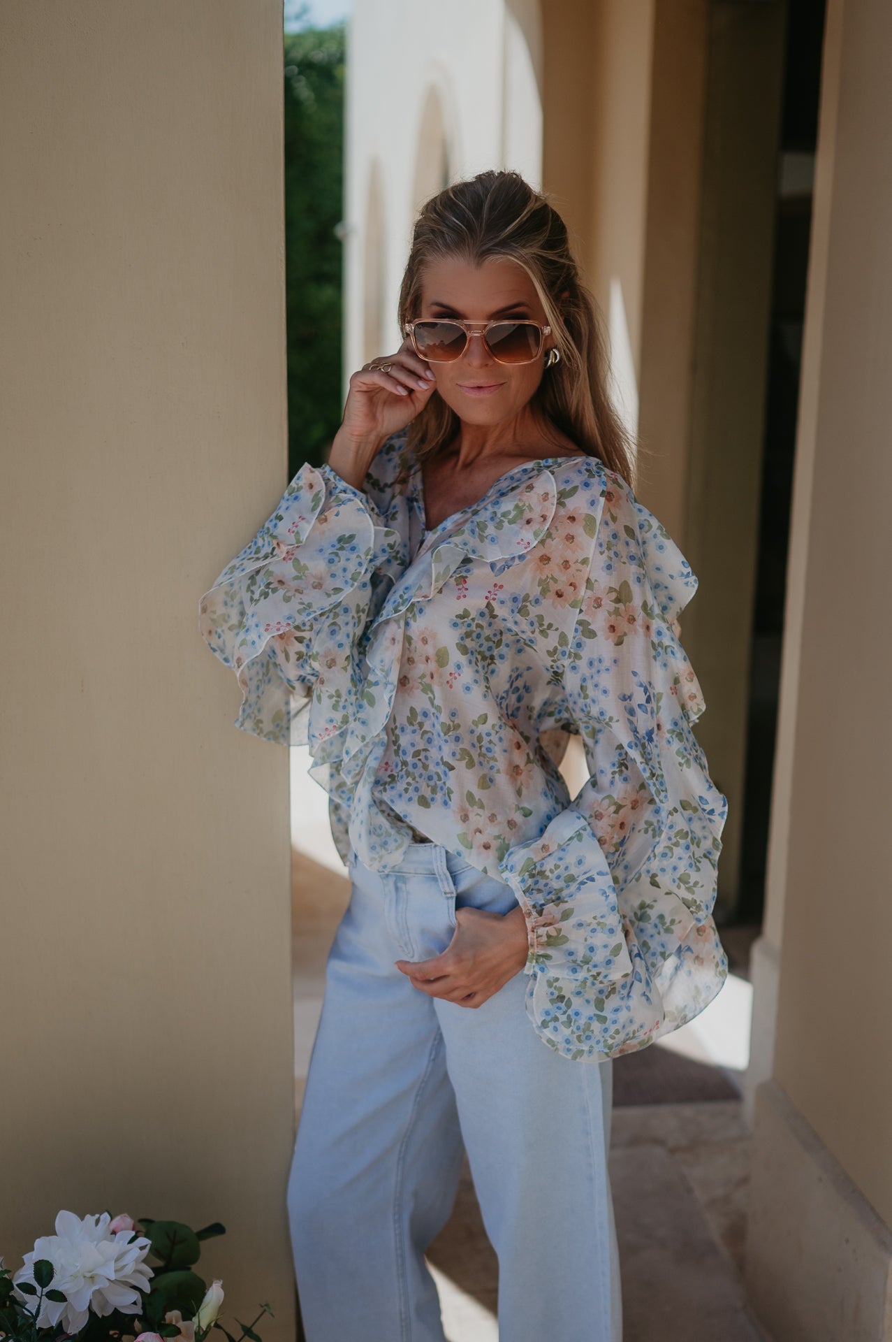 Castoro blouse I Blue - Wild Souls by JV® - Blouses
