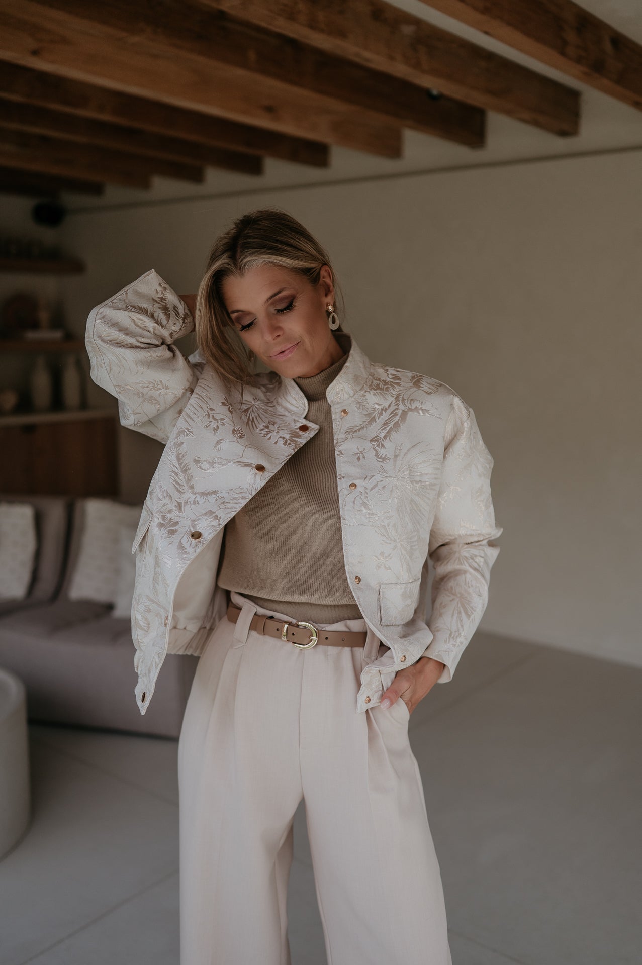 Cenno jacket I Beige - Wild Souls by JV® - Jackets