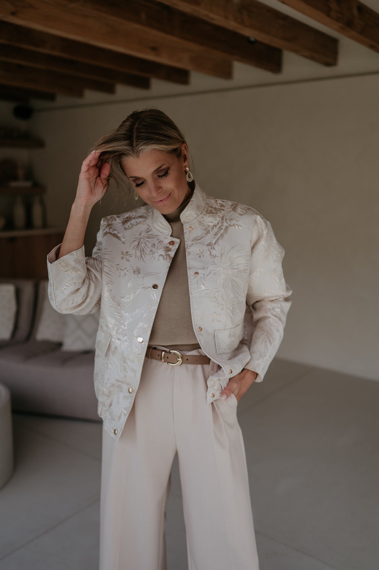 Cenno jacket I Beige - Wild Souls by JV® - Jackets