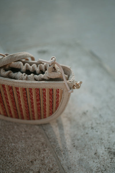 Cestino handbag I Beige - Wild Souls by JV® - Handbags