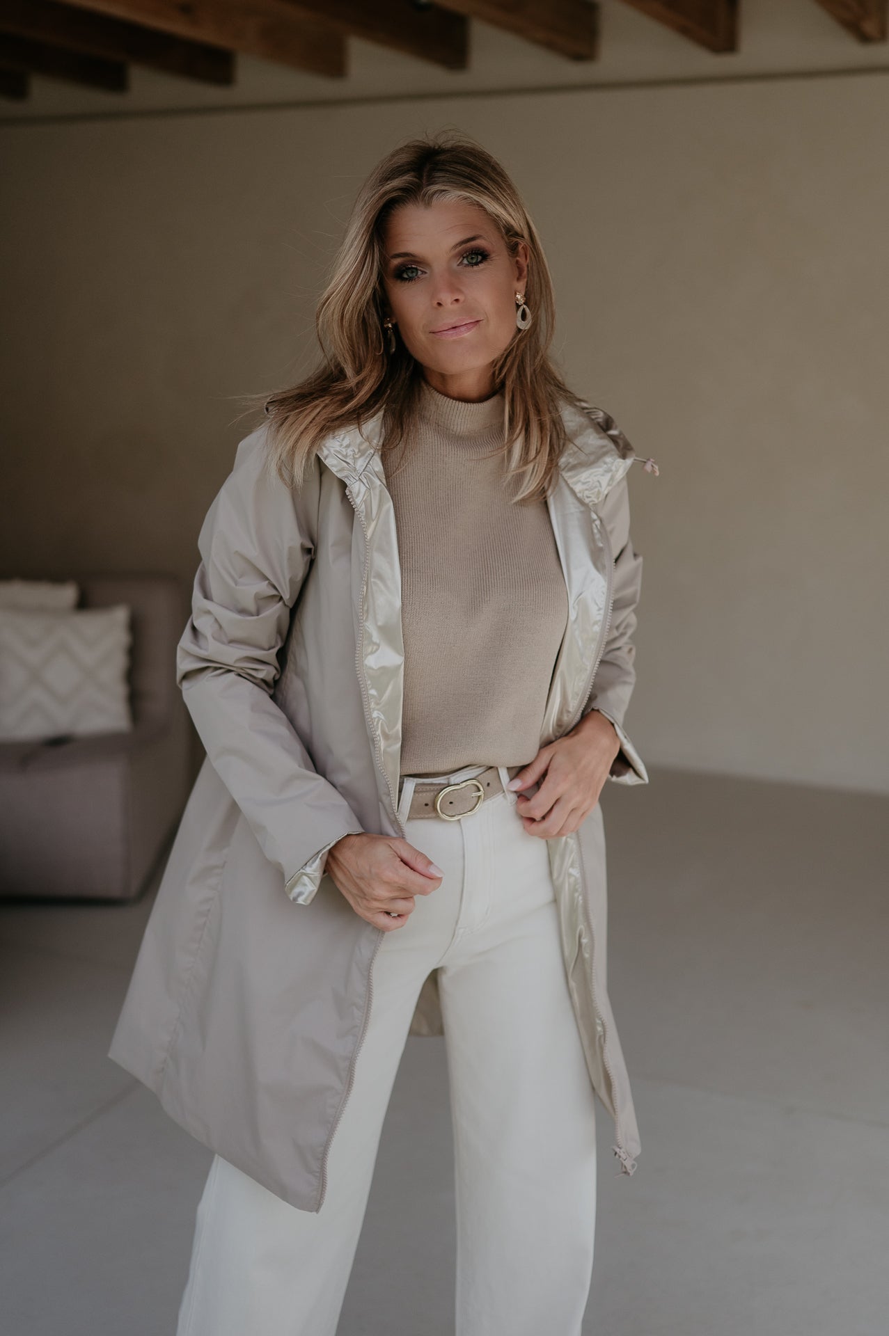 Chiamo jacket I Beige - Wild Souls by JV® - Jackets