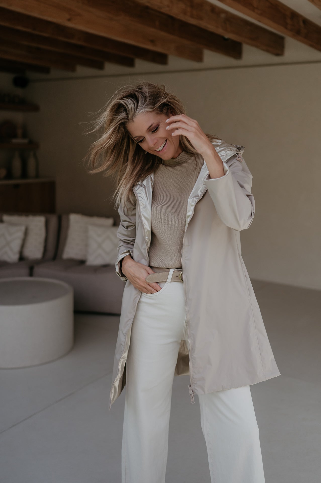 Chiamo jacket I Beige - Wild Souls by JV® - Jackets