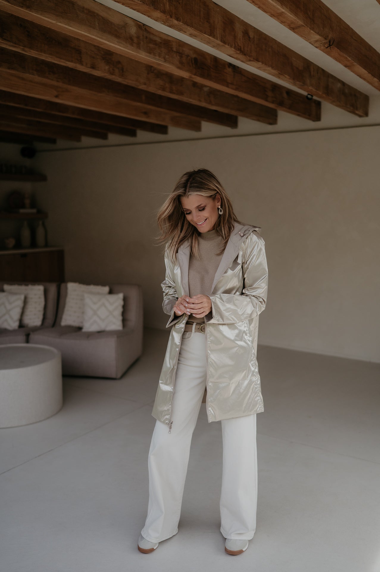 Chiamo jacket I Beige - Wild Souls by JV® - Jackets