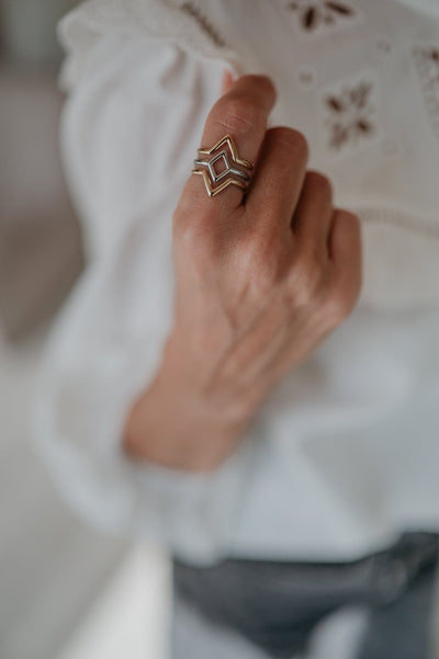 Civico ring I Gold & Silver - Wild Souls by JV® - Rings