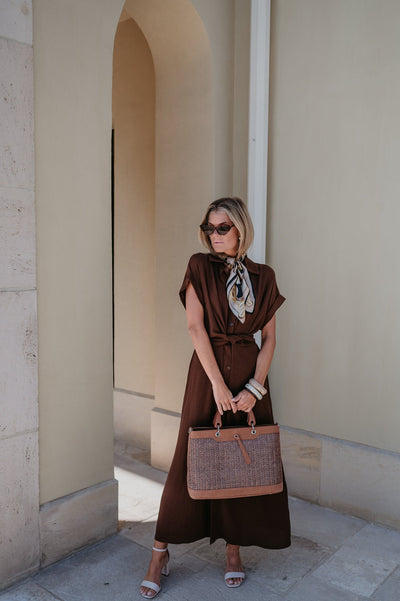 Cognomi dress I Chocolate - Wild Souls by JV® - Dresses