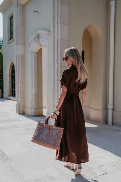 Cognomi dress I Chocolate - Wild Souls by JV® - Dresses
