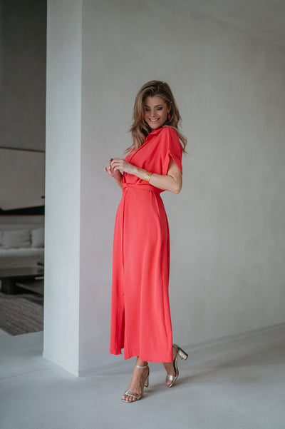 Cognomi dress I Coral - Wild Souls by JV® - Dresses