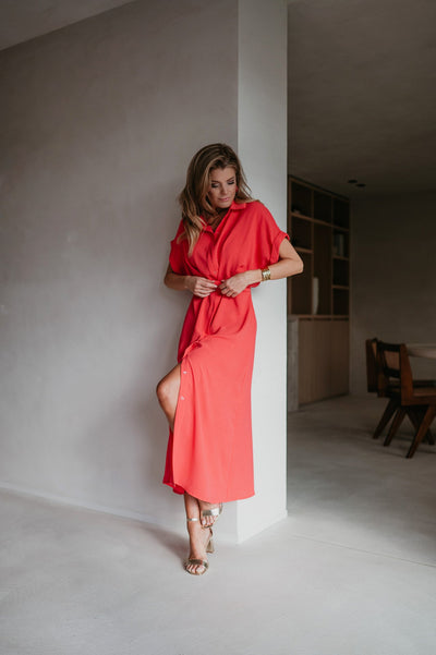 Cognomi dress I Coral - Wild Souls by JV® - Dresses