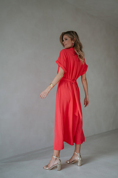 Cognomi dress I Coral - Wild Souls by JV® - Dresses