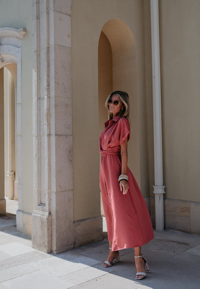 Cognomi dress I Old Rose - Wild Souls by JV® - Dresses