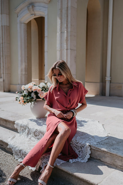Cognomi dress I Old Rose - Wild Souls by JV® - Dresses