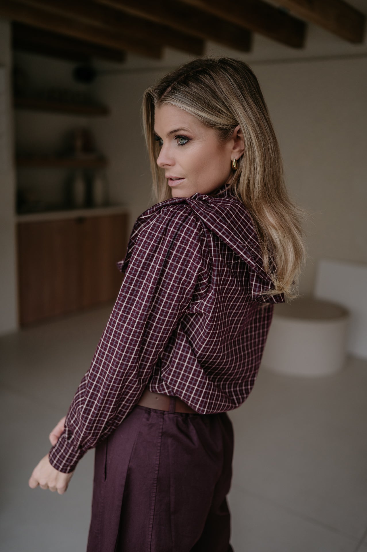 Coltre blouse I Burgundy - Wild Souls by JV® - Blouses