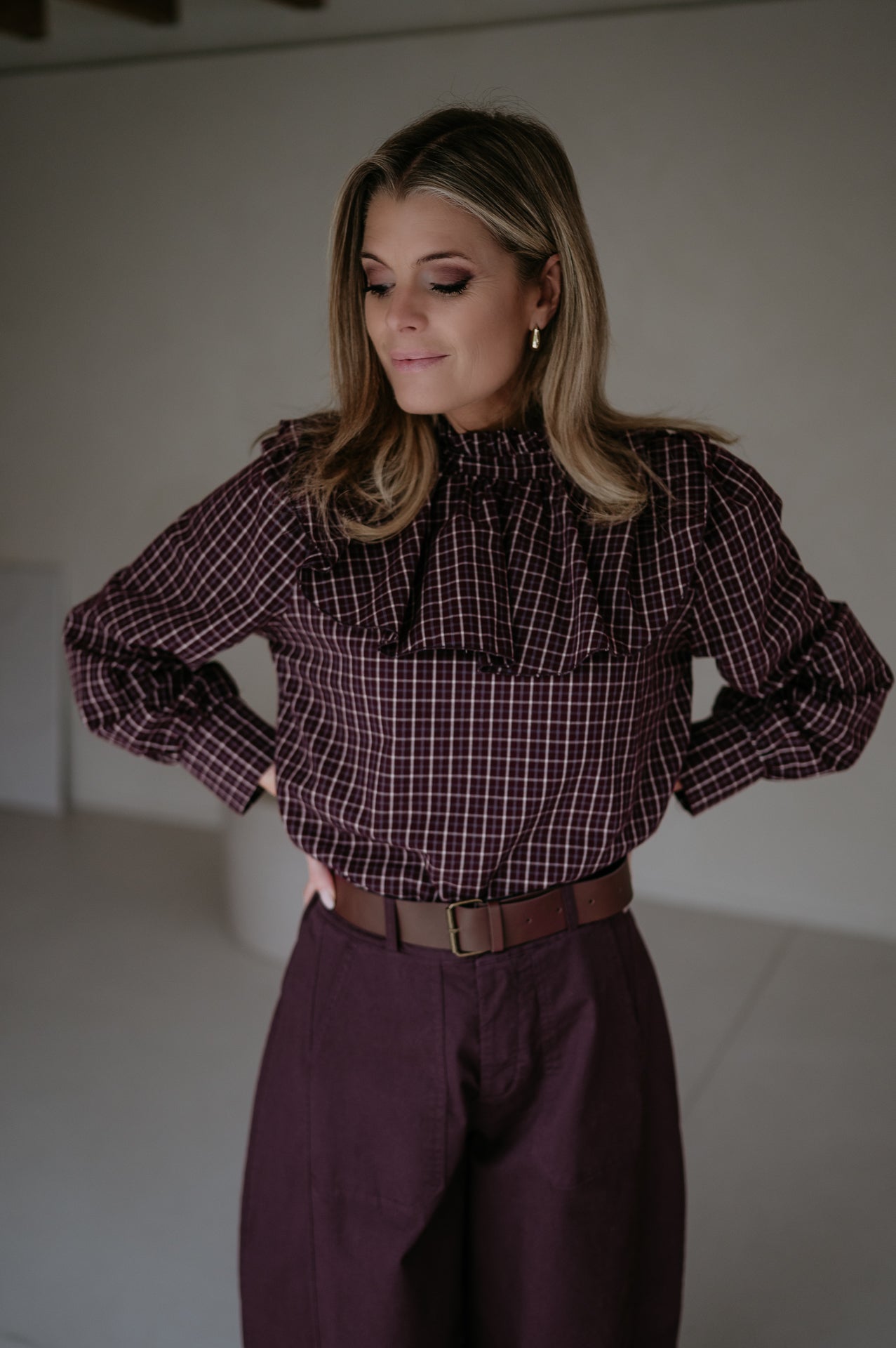 Coltre blouse I Burgundy - Wild Souls by JV® - Blouses