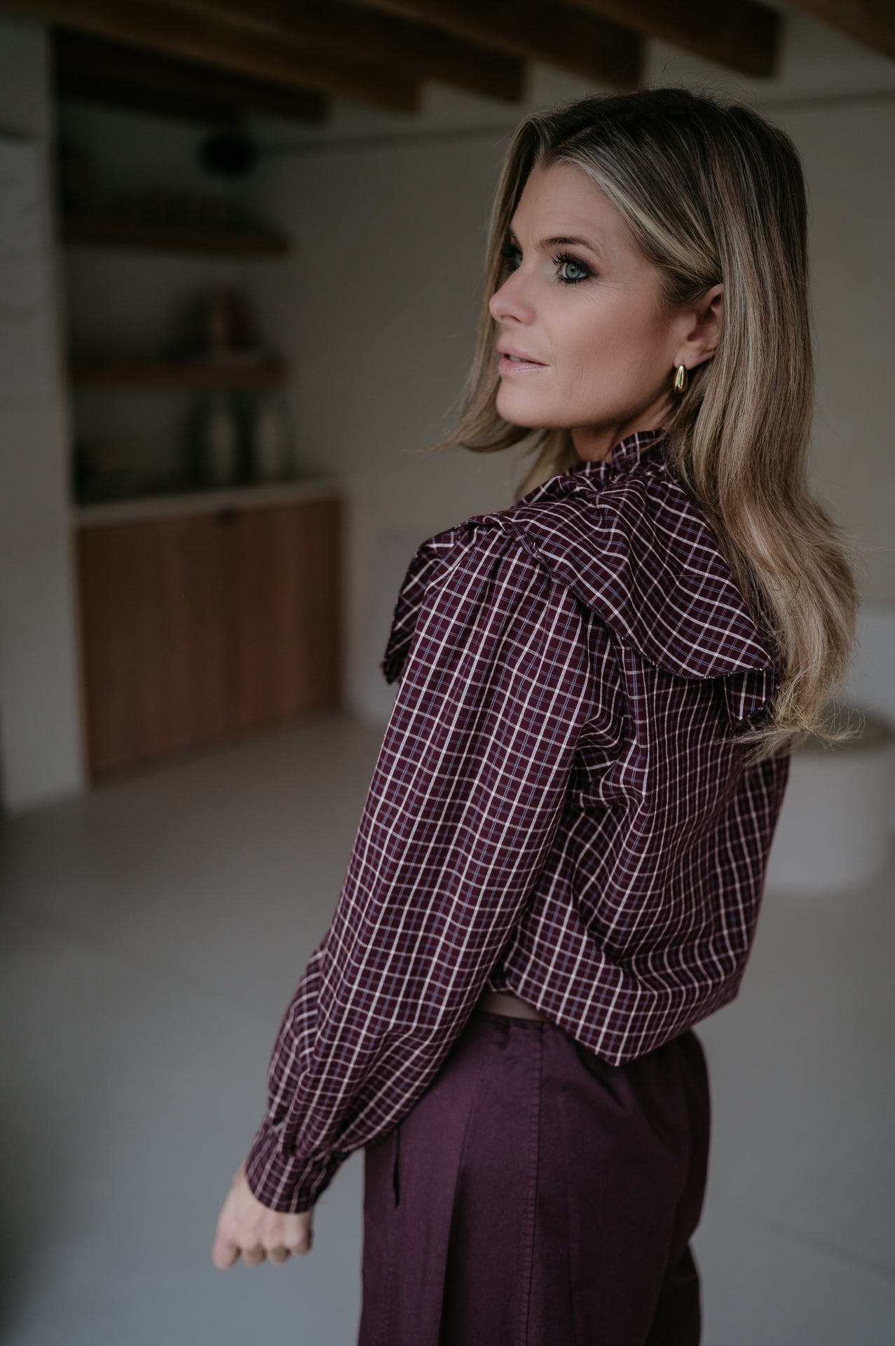 Coltre blouse I Burgundy - Wild Souls by JV® - Blouses