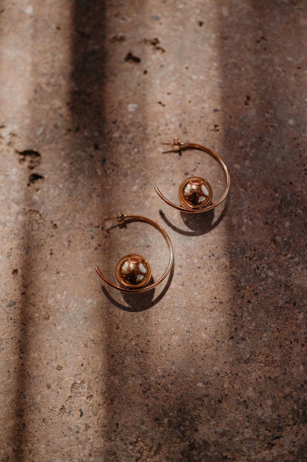Cornice earrings I Gold - Wild Souls by JV® - Earrings
