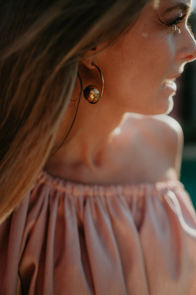Cornice earrings I Gold - Wild Souls by JV® - Earrings
