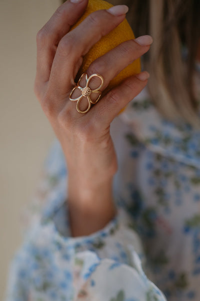Corolla ring I Gold - Wild Souls by JV® - Rings