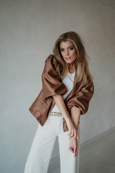 Cortesia blazer I Chocolate Brown - Wild Souls by JV® - Blazers