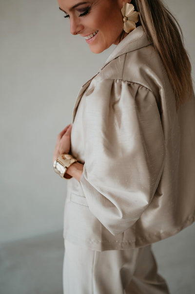 Cortesia blazer I Ecru - Wild Souls by JV® - Blazers